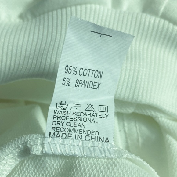 Shein white hoodie with rose symbol - Picture 8 of 8